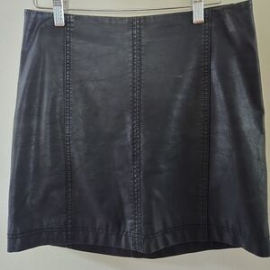 Free People Modern Femme Vegan Mini Skirt